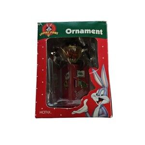 Vintage Taz Devil Basketball Locker Room Looney Tunes Matrix 1998 Ornament